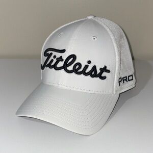 Titleist White and Black Golf Cap